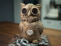 steampunk owl front