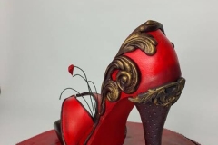 gumpaste vintage shoe