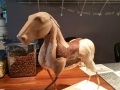 horse structure taking shape
