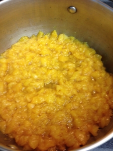 Pour off excess liquid