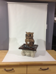 Levolor blind wall mounted above my spare bake table